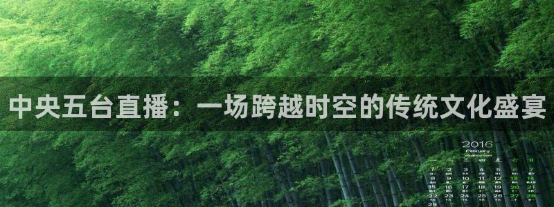 龙门直播免费下载入口：中央五台直播：一场跨越时空的传统文化盛宴